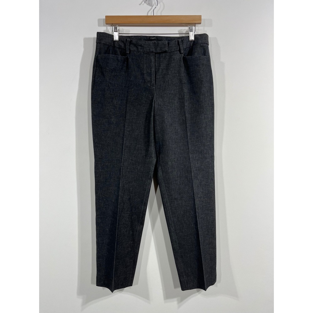 Talbots Hampshire Curvy Pants Womens‎ 8 Straight Leg Minimalist Office Career